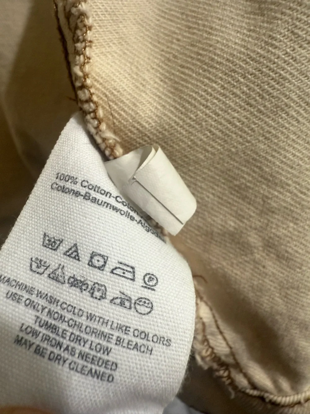 Free People Cream Denim Utility Jacket - Picture 8 of 10